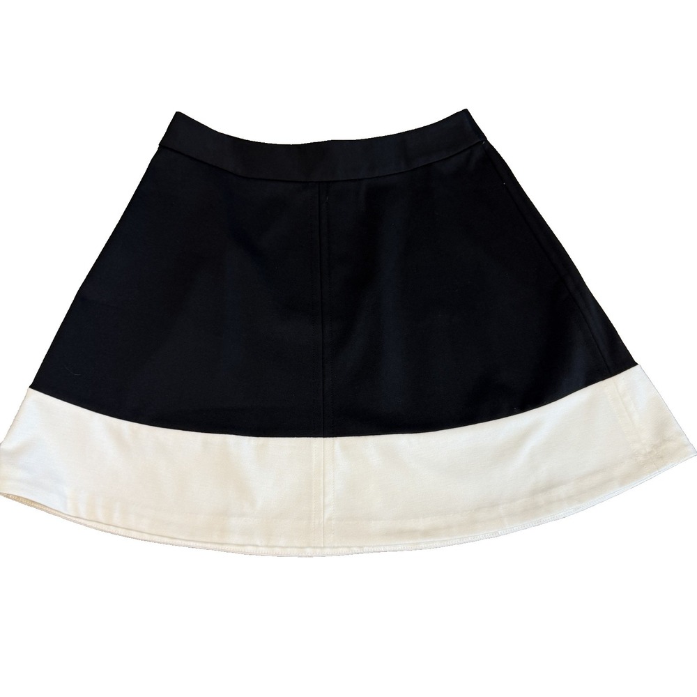 Ann Taylor Loft Womens 2 Black And White Skirt